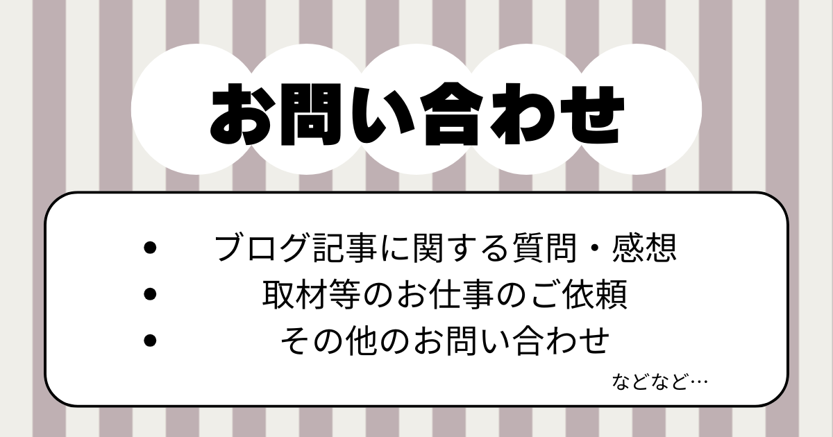 問い合わせ